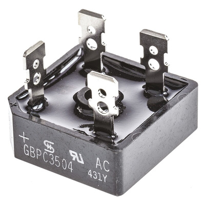 Taiwan Semiconductor Bridge Rectifier, 35A, 400V, 4-Pin