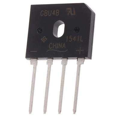 Vishay Bridge Rectifier, 4A, 100V, 4-Pin