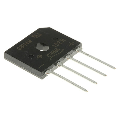 Vishay Bridge Rectifier, 4A, 1000V, 4-Pin