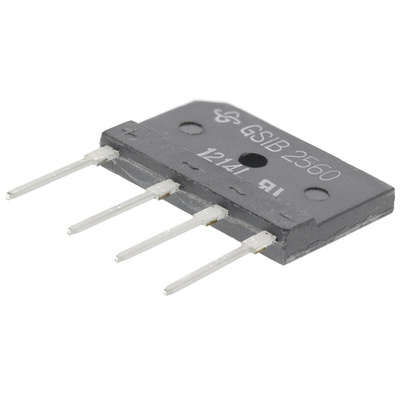 Vishay Bridge Rectifier, 3.5A, 600V, 4-Pin