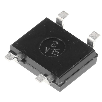 Diodes Inc Bridge Rectifier, 1A, 400V, 4-Pin