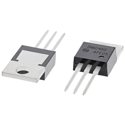 onsemi 2N6045G NPN Darlington Transistor, 8 A 100 V HFE:100, 3-Pin TO-220AB