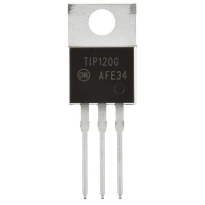 onsemi TIP120G NPN Darlington Transistor, 8 A 60 V HFE:1000, 3-Pin TO-220