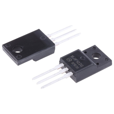onsemi MJF122G NPN Darlington Transistor, 8 A 100 V HFE:1000, 3-Pin TO-220