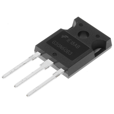 onsemi HGTG30N60B3 IGBT, 60 A 600 V, 3-Pin TO-247, Through Hole