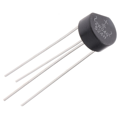 Vishay Bridge Rectifier, 2A, 400V, 4-Pin