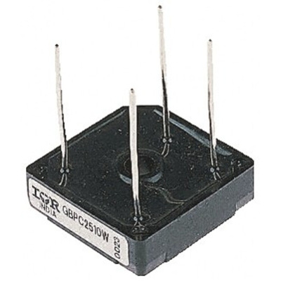 Vishay Bridge Rectifier, 25A, 1000V, 4-Pin