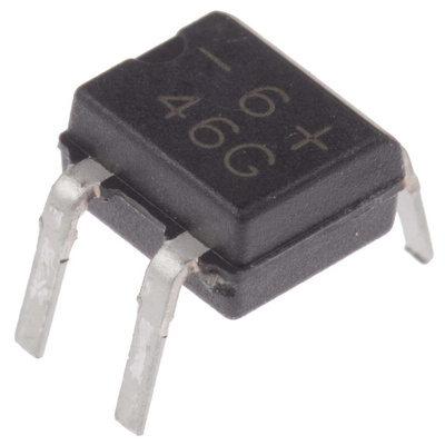 Vishay Bridge Rectifier, 800mA, 600V, 4-Pin