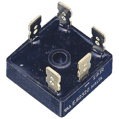 Vishay Bridge Rectifier, 25A, 200V, 3-phase, 5-Pin