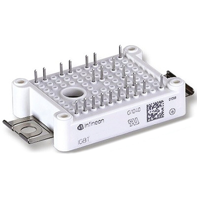 Infineon FP10R12W1T4B11BOMA1 Common Collector IGBT Module, 20 A 1200 V, 23-Pin EASY1B, PCB Mount