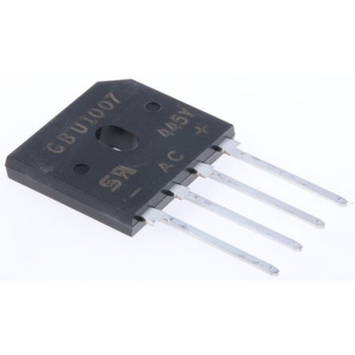 Taiwan Semiconductor Bridge Rectifier, 4A, 1000V, 4-Pin