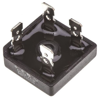 Vishay Bridge Rectifier, 25A, 100V, 4-Pin