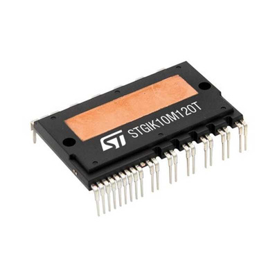STMicroelectronics STGIK10M120T, P-Channel 3 Phase Smart Power Module, 10 A 1200 V, 30-Pin SDIPHP-30L, Through Hole