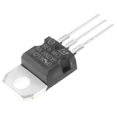 STMicroelectronics STGP6NC60HD IGBT, 15 A 600 V, 3-Pin TO-220, Through Hole