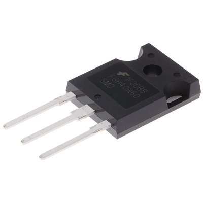 onsemi FGH40N60SMD IGBT, 80 A 600 V, 3-Pin TO-247, Through Hole