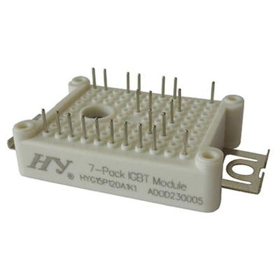 HY Electronic Corp HYG15P120A1K1 3 Phase Bridge IGBT Module, 20 A 1200 V, 22-Pin, Through Hole