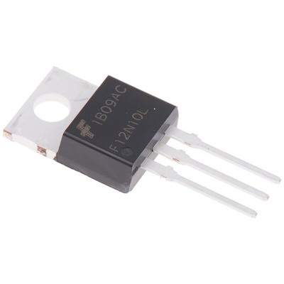 N-Channel MOSFET, 12 A, 100 V, 3-Pin TO-220AB onsemi RFP12N10L