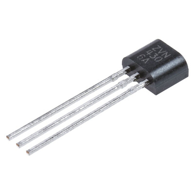 N-Channel MOSFET, 1.1 A, 60 V, 3-Pin E-Line Diodes Inc ZVN4306A