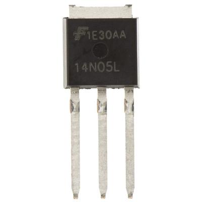 N-Channel MOSFET, 14 A, 50 V, 3-Pin IPAK onsemi RFD14N05L