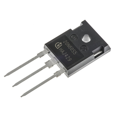 N-Channel MOSFET, 20 A, 600 V, 3-Pin TO-247 Infineon SPW20N60S5FKSA1