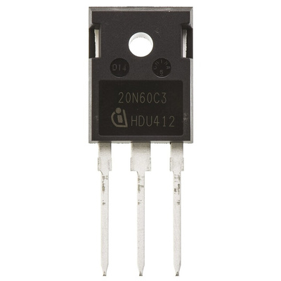 N-Channel MOSFET, 21 A, 650 V, 3-Pin TO-247 Infineon SPW20N60C3FKSA1