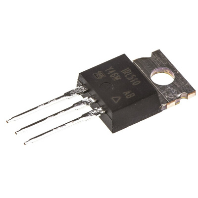 N-Channel MOSFET, 5.6 A, 100 V, 3-Pin TO-220AB Vishay IRL510PBF
