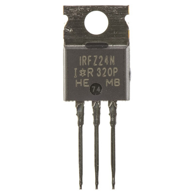 N-Channel MOSFET, 17 A, 55 V, 3-Pin TO-220AB Infineon IRFZ24NPBF