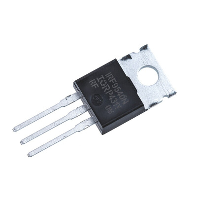 P-Channel MOSFET, 23 A, 100 V, 3-Pin TO-220AB Infineon IRF9540NPBF