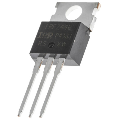 N-Channel MOSFET, 48 A, 60 V, 3-Pin TO-220AB Infineon IRFZ44EPBF