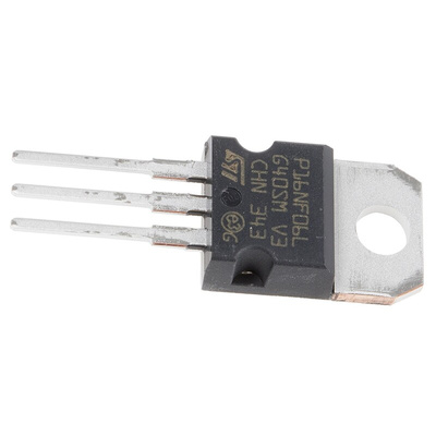 N-Channel MOSFET, 16 A, 60 V, 3-Pin TO-220 STMicroelectronics STP16NF06L