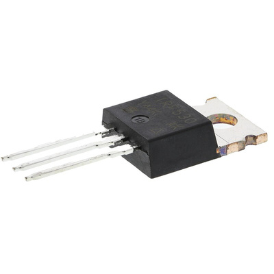 N-Channel MOSFET, 14 A, 100 V, 3-Pin TO-220AB Vishay IRF530PBF