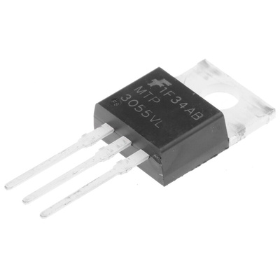N-Channel MOSFET, 12 A, 60 V, 3-Pin TO-220 onsemi MTP3055VL