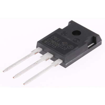 SiC N-Channel MOSFET, 31 A, 1200 V, 3-Pin TO-247 Wolfspeed C2M0080120D