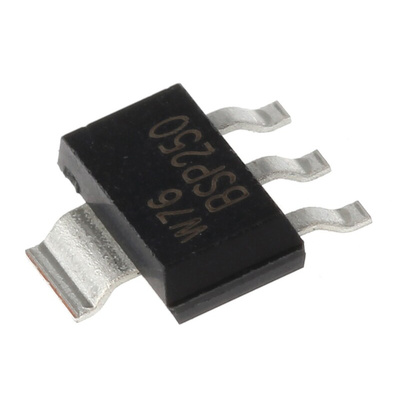 P-Channel MOSFET, 3 A, 30 V, 3-Pin SOT-223 Nexperia BSP250,115