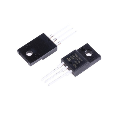 N-Channel MOSFET, 7.2 A, 500 V, 3-Pin TO-220FP STMicroelectronics STP9NK50ZFP