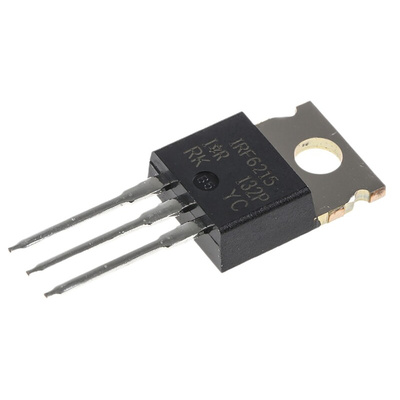 P-Channel MOSFET, 13 A, 150 V, 3-Pin TO-220AB Infineon IRF6215PBF