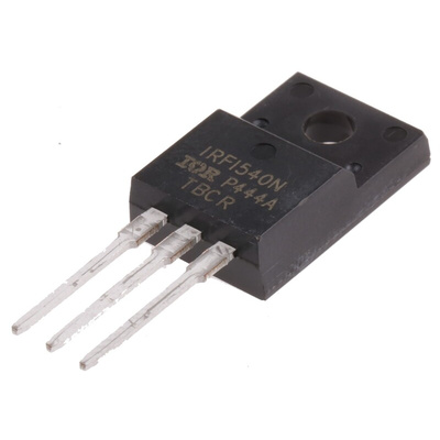 N-Channel MOSFET, 20 A, 100 V, 3-Pin TO-220 Infineon IRFI540NPBF