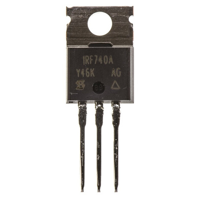 N-Channel MOSFET, 10 A, 400 V, 3-Pin TO-220AB Vishay IRF740APBF