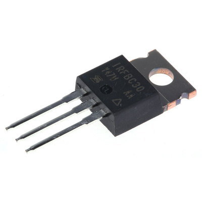 N-Channel MOSFET, 3.6 A, 600 V, 3-Pin TO-220AB Vishay IRFBC30PBF