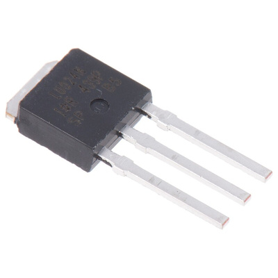 N-Channel MOSFET, 17 A, 55 V, 3-Pin IPAK Infineon IRLU024NPBF