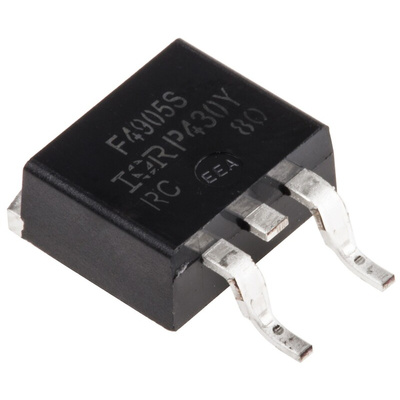 P-Channel MOSFET, 74 A, 55 V, 3-Pin D2PAK Infineon IRF4905SPBF