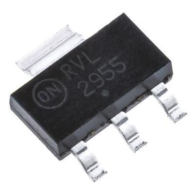 P-Channel MOSFET, 2.6 A, 60 V, 3-Pin SOT-223 onsemi NTF2955G