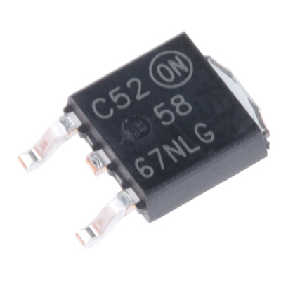 N-Channel MOSFET, 20 A, 60 V, 3-Pin DPAK onsemi NTD5867NLG