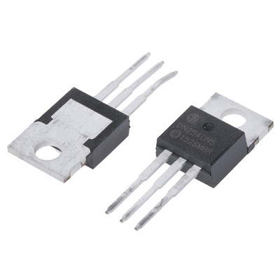 N-Channel MOSFET, 500 mA, 400 V Depletion, 3-Pin TO-220 Microchip DN2540N5-G