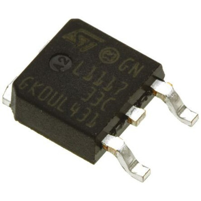 P-Channel MOSFET, 10 A, 60 V, 3-Pin DPAK STMicroelectronics STD10P6F6