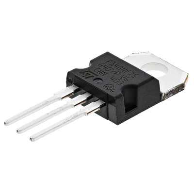 N-Channel MOSFET, 120 A, 75 V, 3-Pin TO-220 STMicroelectronics STP140NF75