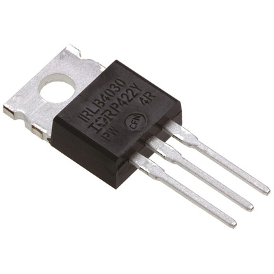 N-Channel MOSFET, 180 A, 100 V, 3-Pin TO-220AB Infineon IRLB4030PBF
