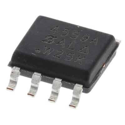 Dual N/P-Channel-Channel MOSFET, 3.9 A, 5.3 A, 60 V, 8-Pin SOIC Vishay SI4559ADY-T1-GE3