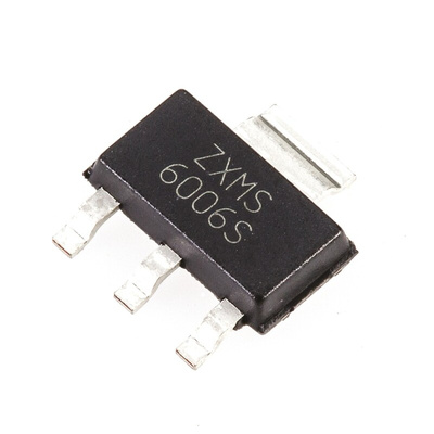 N-Channel MOSFET, 2.8 A, 60 V, 3-Pin SOT-223 Diodes Inc ZXMS6006SGTA