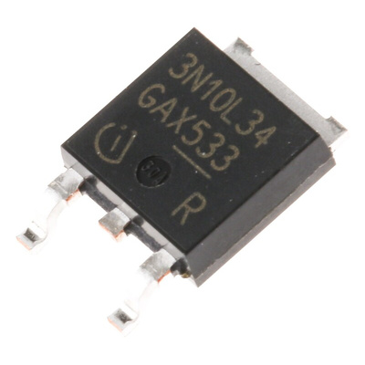 N-Channel MOSFET, 30 A, 100 V, 3-Pin DPAK Infineon IPD30N10S3L34ATMA1